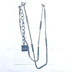 Discontinued NINE WEST linear bar necklace